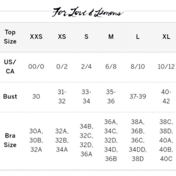 FOR LOVE & LEMONS Gardenia Long Line Bra NWT - Picture 5 of 5